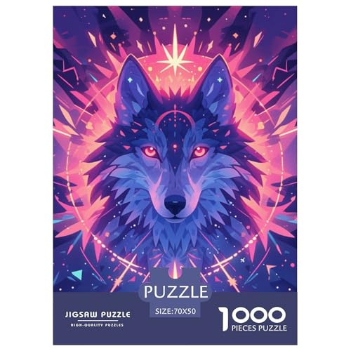 Wölfe 1000 Teile Puzzles Classic Lernspiel Herausforderung Spielzeug Für Erwachsene Und Kinder Ab 12 Jahren Tolle Geschenkidee 70x50cm/1000pcs Wölfe 1000 Teile Puzzles Classic Lernspiel Herausforderung Spielzeug Für Erwachsene Und Kinder Ab 12 Jahren Tolle Geschenkidee 70x50cm/1000pcs von ZXOAWQX