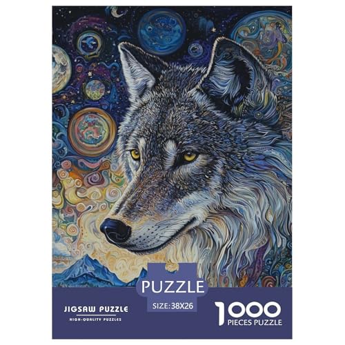 Wolf 1000 Teile Puzzles Classic Lernspiel Herausforderung Spielzeug Für Erwachsene Tolle Geschenkidee 38x26cm/1000pcs Wolf 1000 Teile Puzzles Classic Lernspiel Herausforderung Spielzeug Für Erwachsene Tolle Geschenkidee 38x26cm/1000pcs von ZXOAWQX