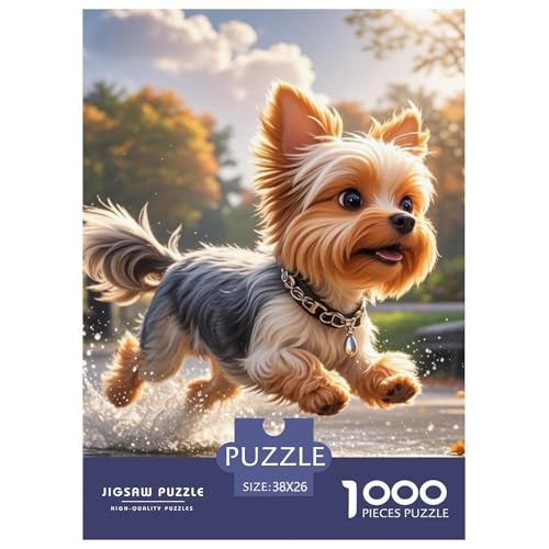 Yorkshire Terrier 1000 Teile Puzzles Süß Pets Puzzlespiele Klassisches Lernspiel Für Erwachsene Tolle Geschenkidee 38x26cm/1000pcs Yorkshire Terrier 1000 Teile Puzzles Süß Pets Puzzlespiele Klassisches Lernspiel Für Erwachsene Tolle Geschenkidee 38x26cm/1000pcs von ZXOAWQX