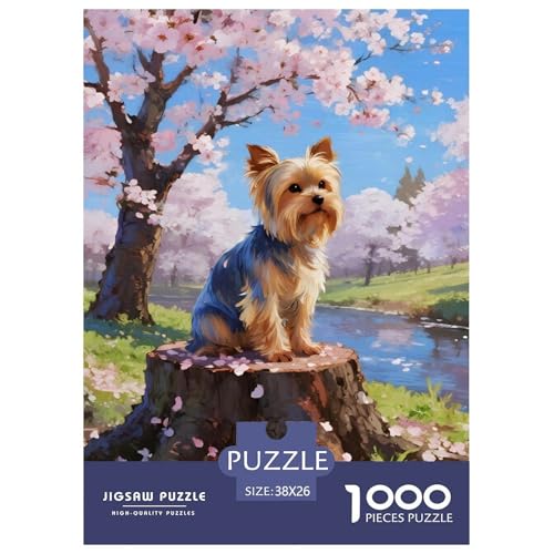 Yorkshire Terrier 1000 Teile Puzzles niedlich Haustierhund Puzzlespiele Lernspiel Herausforderung Spielzeug Für Erwachsene Und Kinder Ab 12 Jahren Tolle Geschenkidee 38x26cm/1000pcs Yorkshire Terrier 1000 Teile Puzzles niedlich Haustierhund Puzzlespiele Lernspiel Herausforderung Spielzeug Für Erwachsene Und Kinder Ab 12 Jahren Tolle Geschenkidee 38x26cm/1000pcs von ZXOAWQX