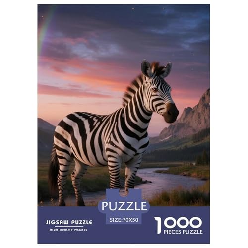 Zebra 1000 Teile Puzzles Tier Puzzlespiele Klassisches Lernspiel Für Die Ganze Familie Tolle Geschenkidee 70x50cm/1000pcs Zebra 1000 Teile Puzzles Tier Puzzlespiele Klassisches Lernspiel Für Die Ganze Familie Tolle Geschenkidee 70x50cm/1000pcs von ZXOAWQX