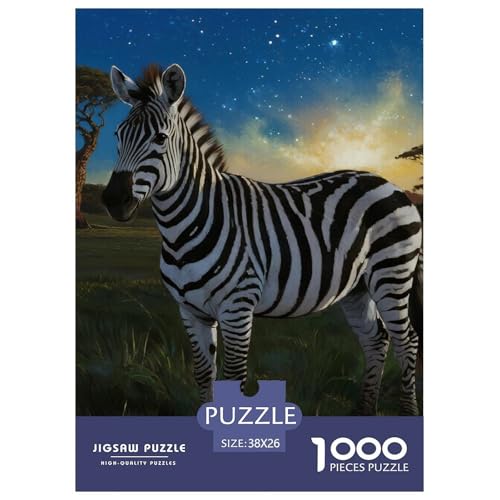 Zebra 1000 Teile Puzzles Tier Puzzlespiele Kreative Unterhaltung Für Erwachsene Und Kinder Ab 12 Jahren Tolle Geschenkidee 38x26cm/1000pcs Zebra 1000 Teile Puzzles Tier Puzzlespiele Kreative Unterhaltung Für Erwachsene Und Kinder Ab 12 Jahren Tolle Geschenkidee 38x26cm/1000pcs von ZXOAWQX