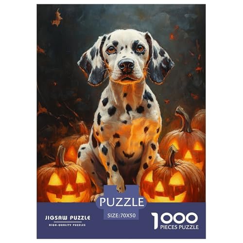 dalmatischen 1000 Teile Puzzles Classic Unmögliche Herausforderung Für Erwachsene Und Kinder Ab 12 Jahren Tolle Geschenkidee 70x50cm/1000pcs von ZXOAWQX