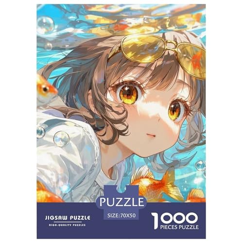 hübsches Mädchen 1000 Teile Puzzles Süß Puzzlespiele Lernspiel Herausforderung Spielzeug Für Erwachsene Tolle Geschenkidee 70x50cm/1000pcs hübsches Mädchen 1000 Teile Puzzles Süß Puzzlespiele Lernspiel Herausforderung Spielzeug Für Erwachsene Tolle Geschenkidee 70x50cm/1000pcs von ZXOAWQX