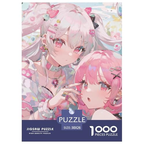 hübsches Mädchen 1000 Teile Puzzles Vergnügend Clevere Klassisches Lernspiel Für Erwachsene Und Kinder Ab 12 Jahren Tolle Geschenkidee 38x26cm/1000pcs von ZXOAWQX
