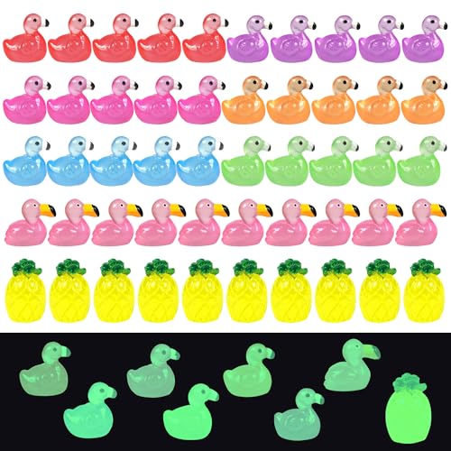 ZXSWEET Mini-Flamingo-Figuren aus Kunstharz, leuchtet im Dunkeln, Miniatur-Figuren, Aquarium-Ornamente, Anhänger für Garten, Puppenhaus, Aquarium, Zuhause, Sommer, Geburtstagsparty, 50 Stück ZXSWEET Mini-Flamingo-Figuren aus Kunstharz, leuchtet im Dunkeln, Miniatur-Figuren, Aquarium-Ornamente, Anhänger für Garten, Puppenhaus, Aquarium, Zuhause, Sommer, Geburtstagsparty, 50 Stück von ZXSWEET
