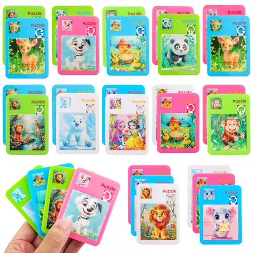 ZXShow Zootier Schiebepuzzle Spiele 30 Stück Schiebepuzzle Kinder Süß schiebepuzzle mit Tieren Lernspielzeug für Party, als Geschenk, Gewinn und Strumpffüller ZXShow Zootier Schiebepuzzle Spiele 30 Stück Schiebepuzzle Kinder Süß schiebepuzzle mit Tieren Lernspielzeug für Party, als Geschenk, Gewinn und Strumpffüller von ZXShow