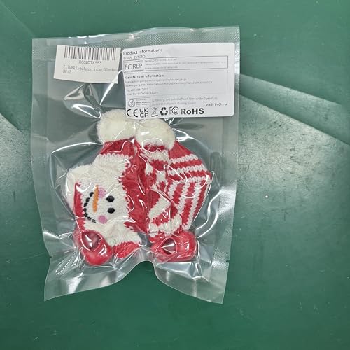 ZXTGBQ La-bu Puppenkleidung für 17 cm Plüschpuppe, Bekleidung für 17cm Labu Plüsch, DIY Outfit Set, Geschenke für Jungen und Mädchen (Schneemann) von ZXTGBQ