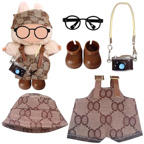 ZXTGBQ Puppenkleidung, Puppenkleidung für 17cm Plüschpuppe, Puppenzubehör Geschenke (Puppe Nicht Enthalten) von ZXTGBQ