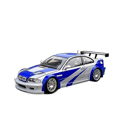 M3 GTR E46 Sportwagen-Simulationslegierungs-Automodell für: Druckguss im Maßstab 1:18 von ZYAURA