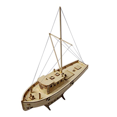 Schiffsbaumodell Bausatz Holzsegelboot 1:50 von ZYAURA