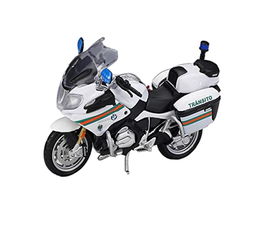 ZYAURA 1/18 BMW R1200RT Polizei Motorrad Modell Spielzeugauto Serie Geschenksammlung von ZYAURA