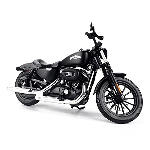 ZYAURA 1:12 Harley Davidson 2014 Sportster Iron 883 Motorrad Modell Spielzeugauto Sammlung Stoßdämpfer Offroad Spielzeugauto Geschenksammlung von ZYAURA