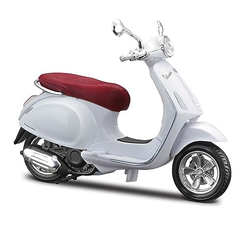 ZYAURA 1:12 Piaggio Vespa Primavera 150 Motorradmodell Aus Weißer Legierung Geschenksammlung von ZYAURA
