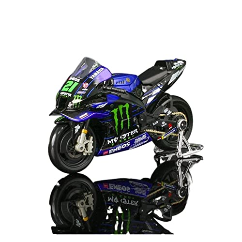 ZYAURA 1:18 2022 Yamaha Factory Racing Team #21 Morbidelli #20 Quartararo Geschenksammlung von ZYAURA