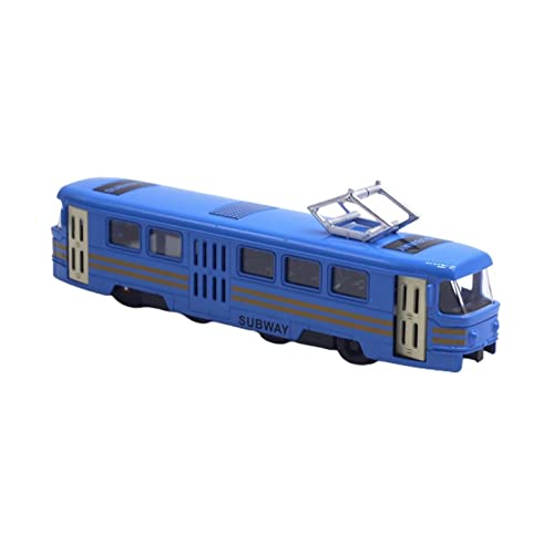 ZYAURA Dekoratives Straßenbahnmodell ABS-Automodell Simuliertes, auffälliges Legierungs-Trolleybus-Simulationsmodell von ZYAURA