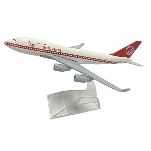 ZYAURA Für: 16 cm Malaysia Boeing 747 Modellflugzeug Druckguss Metall 1/400 Verhältnis von ZYAURA
