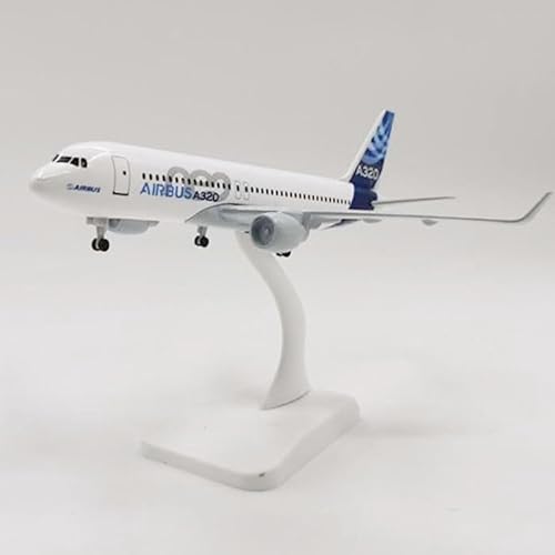 ZYAURA Für: 20 cm Maßstab 1:30 Airbus A320NEO Prototyp eines Airline-Flugzeugs, Legierungs-Druckgussmodell von ZYAURA