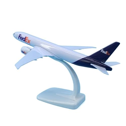 ZYAURA Für: 20 cm Maßstab 1:30 B777 FedEx Frachtflugzeug Flugzeugmodell aus Druckgusslegierung von ZYAURA