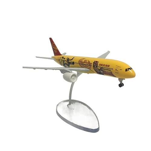 ZYAURA Umweltbild Anwendbar: 1: 400 Druckguss-Metallflugzeug HNA Boeing B787 Flugzeugmodell Flugzeugmodell von ZYAURA