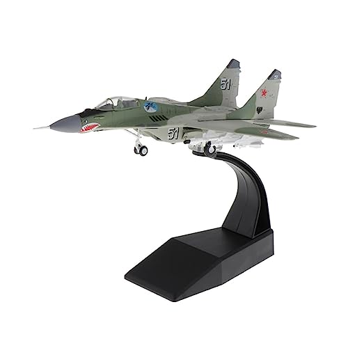 ZYAURA Umweltbild Für: 1/100 Mig-29 Fighter Attack Casting Flugzeugmodell Metall Mini Mold Casting Flugzeug von ZYAURA