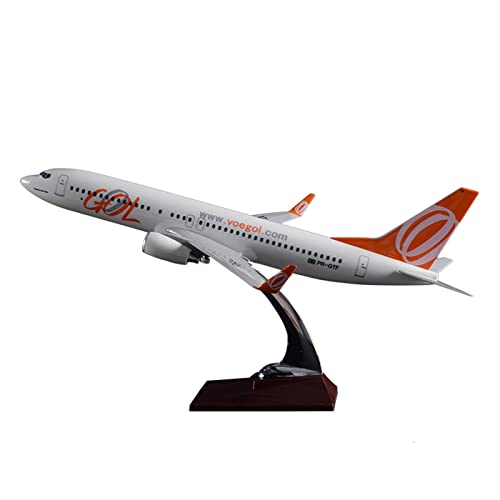 ZYAURA Umweltbild Für: 1/100 PR-GTF Boeing 737 GOL Brasilien Voegol Metallfahrwerk Flugzeugmodell von ZYAURA