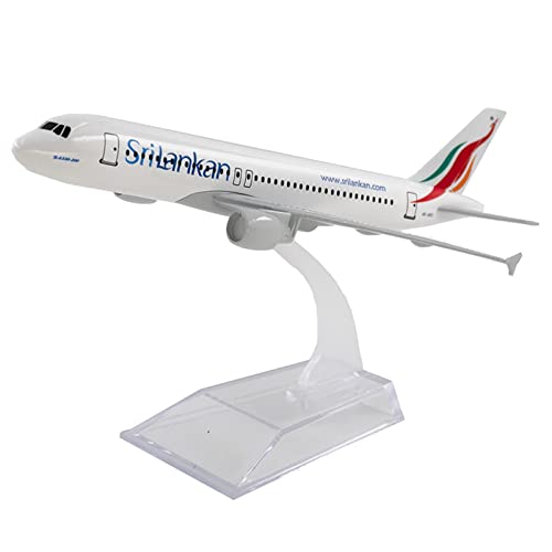 ZYAURA Umweltbild Für: 1/400 Maßstab Flugzeug Fluggesellschaft Airbus A320 16 cm Legierung Flugzeug Modell Spielzeug von ZYAURA