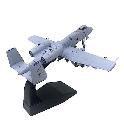 ZYAURA Umweltbild Für: 1: 100 A-10 Assault Aircraft Metal Fighter Die Gussflugzeuge mit Stand Anzeigemodell von ZYAURA