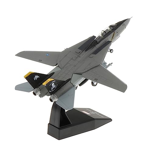 ZYAURA Umweltbild Für: 1: 100 Skala F-14 Fighter Jet Military Model Der-Cast Aircraft Model Fighter Toy von ZYAURA