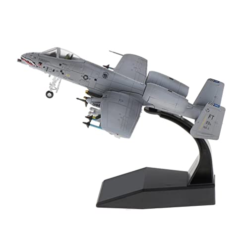 ZYAURA Umweltbild Für: 1:100 A-10 Sturmflugzeug, Kampfflugzeugmodell, Metall-Militärflugzeugmodell von ZYAURA
