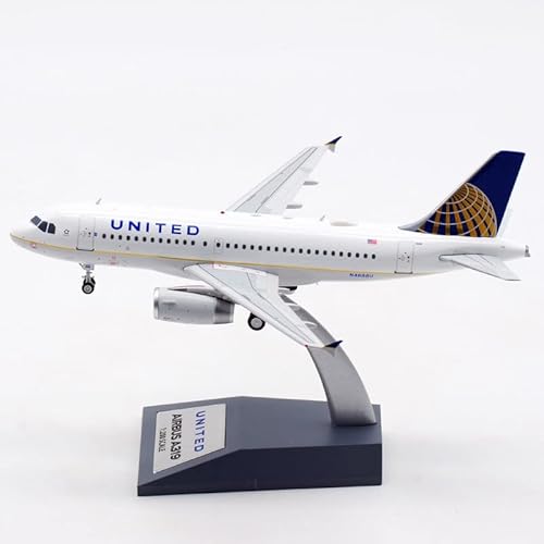 ZYAURA Umweltbild Für: 1:200 A319 N4888U United Aircraft, Flugzeuglegierungsmodell mit unterem Druckgussspielzeug von ZYAURA