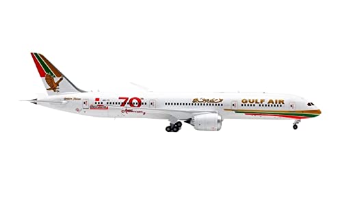ZYAURA Umweltbild Für: 1:200 Druckguss-Legierungsflugzeugmodell des Gulf Airliner B787-9 A9C-FG for 70-jährigen Jubiläum von ZYAURA