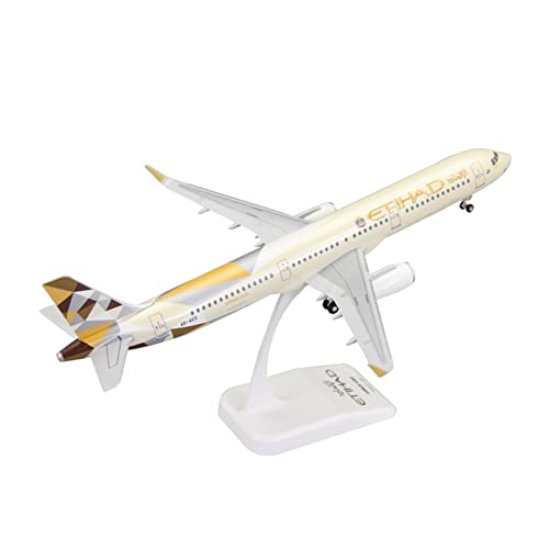 ZYAURA Umweltbild Für: 1:200 Etihad Airways A321-200 A321 Flugzeugmodell Luftfahrt ABS von ZYAURA