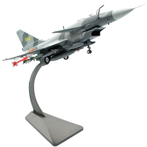 ZYAURA Umweltbild Für: 1:48 J-10-Kampfflugzeug mit hoher Nachahmung aus Legierung, Modell J-10, zweisitziges Flugzeugfahrwerk, Druckgussform von ZYAURA