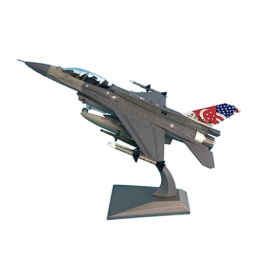 ZYAURA Umweltbild Für: 1:72 F16 Fighter Toy Sammelbares Flugzeuglegierungsmodell. Guss 1:100 Metallflugzeugmodell von ZYAURA