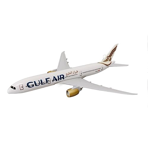 ZYAURA Umweltbild Für: 16 cm Air Gulf Air B787, legiertes Metall, Maßstab 1:400, Gussflugzeug, Modellflugzeug von ZYAURA
