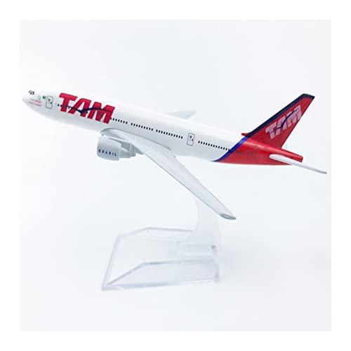 ZYAURA Umweltbild Für: 16 cm Druckguss, Maßstab 1:400, Tam Airlines-Flugzeug-Modellflugzeug, B777-Modell, Spielzeug-Legierungsflugzeug ZYAURA Umweltbild Für: 16 cm Druckguss, Maßstab 1:400, Tam Airlines-Flugzeug-Modellflugzeug, B777-Modell, Spielzeug-Legierungsflugzeug von ZYAURA