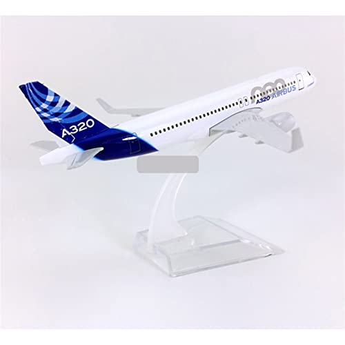 ZYAURA Umweltbild Für: 16 cm großes Airbus A320-Flugzeug 1:400-Druckguss-Metallmodell von ZYAURA