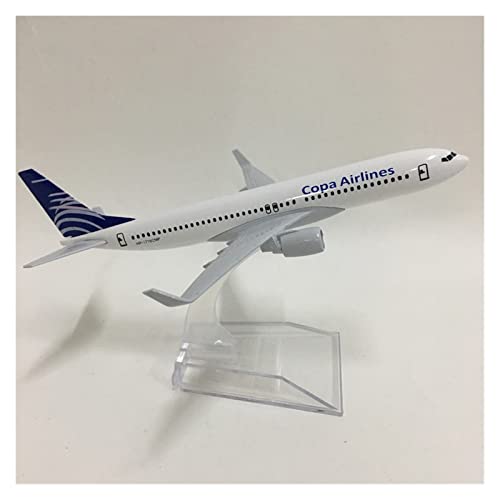 ZYAURA Umweltbild Für: 16 cm großes Flugzeugmodell Copa Airlines Boeing B737-800 Flugzeugmodell 1:400 Flugzeugspielzeug aus Druckgussmetall von ZYAURA