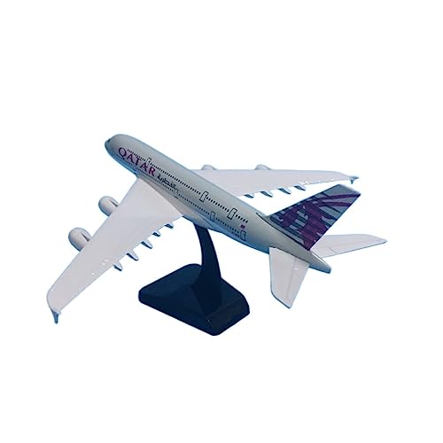 ZYAURA Umweltbild Für: 20 cm Flugzeugmodell Airbus A380 Flugzeugmodell 1:200 Flugzeugmodell aus Metall von ZYAURA