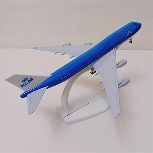 ZYAURA Umweltbild Für: 20 cm KLM Boeing 747 B747 Airline-Flugzeugmodell aus legiertem Metall von ZYAURA
