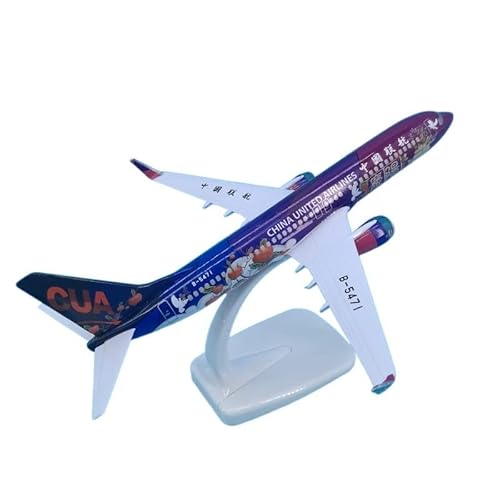 ZYAURA Umweltbild Für: 20 cm Maßstab 1:30 737 B737 Modell CUA Airline Alloy Aircraft Model von ZYAURA