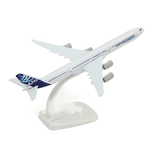 ZYAURA Umweltbild Für: 20 cm großes Airbus 340 A340-Spielzeugflugzeugmodell aus Metalldruckguss von ZYAURA