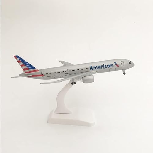 ZYAURA Umweltbild Für: 20 cm großes Flugzeugmodell der Fluggesellschaft Boeing 777 aus legiertem Metall, Druckguss-Flugzeugmodell, Spielzeug von ZYAURA