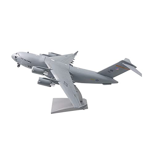 ZYAURA Umweltbild Für: 3D-Metallmodell C-17 Lufttransportflugzeug mit Ausstellungsstand Militärmodell im Maßstab 1:200 von ZYAURA