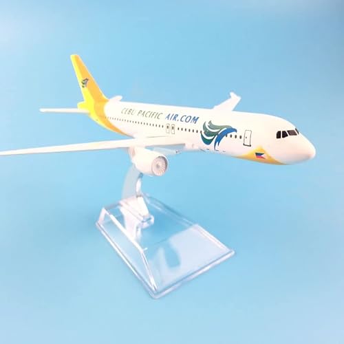 ZYAURA Umweltbild Für: A320 16 cm Airline Cebu Pacific Metalllegierung Modellflugzeug Flugzeugmodell Spielzeug von ZYAURA