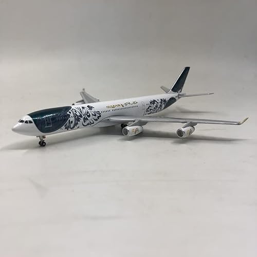 ZYAURA Umweltbild Für: A340-300-Flugzeugmodell im Maßstab 1:400, Gulf Airlines-Legierungsflugzeugmodell von ZYAURA