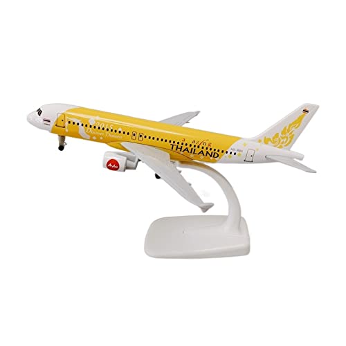 ZYAURA Umweltbild Für: A340-300-Flugzeugmodell im Maßstab 1:400, Gulf Airlines-Legierungsflugzeugmodell von ZYAURA