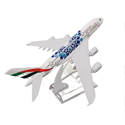 ZYAURA Umweltbild Für: A340-300-Flugzeugmodell im Maßstab 1:400, Gulf Airlines-Legierungsflugzeugmodell von ZYAURA