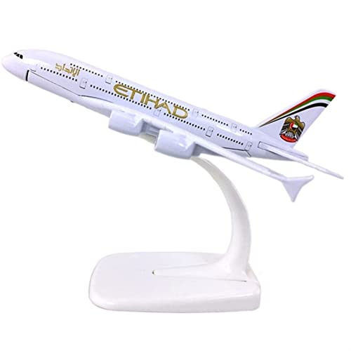 ZYAURA Umweltbild Für: A340-300-Flugzeugmodell im Maßstab 1:400, Gulf Airlines-Legierungsflugzeugmodell von ZYAURA